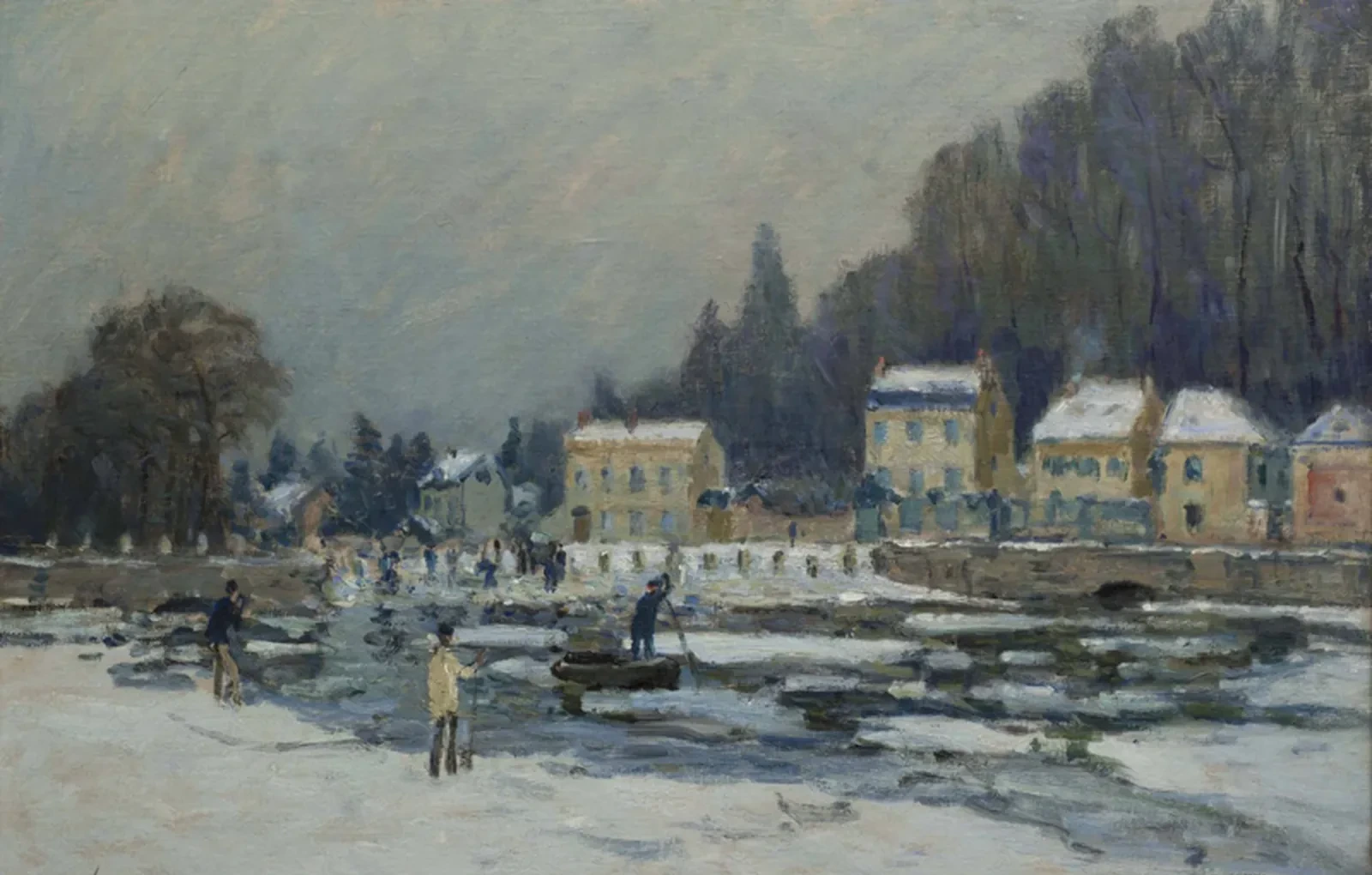 La Débâcle de la Seine à Port-Marly, Alfred Sisley