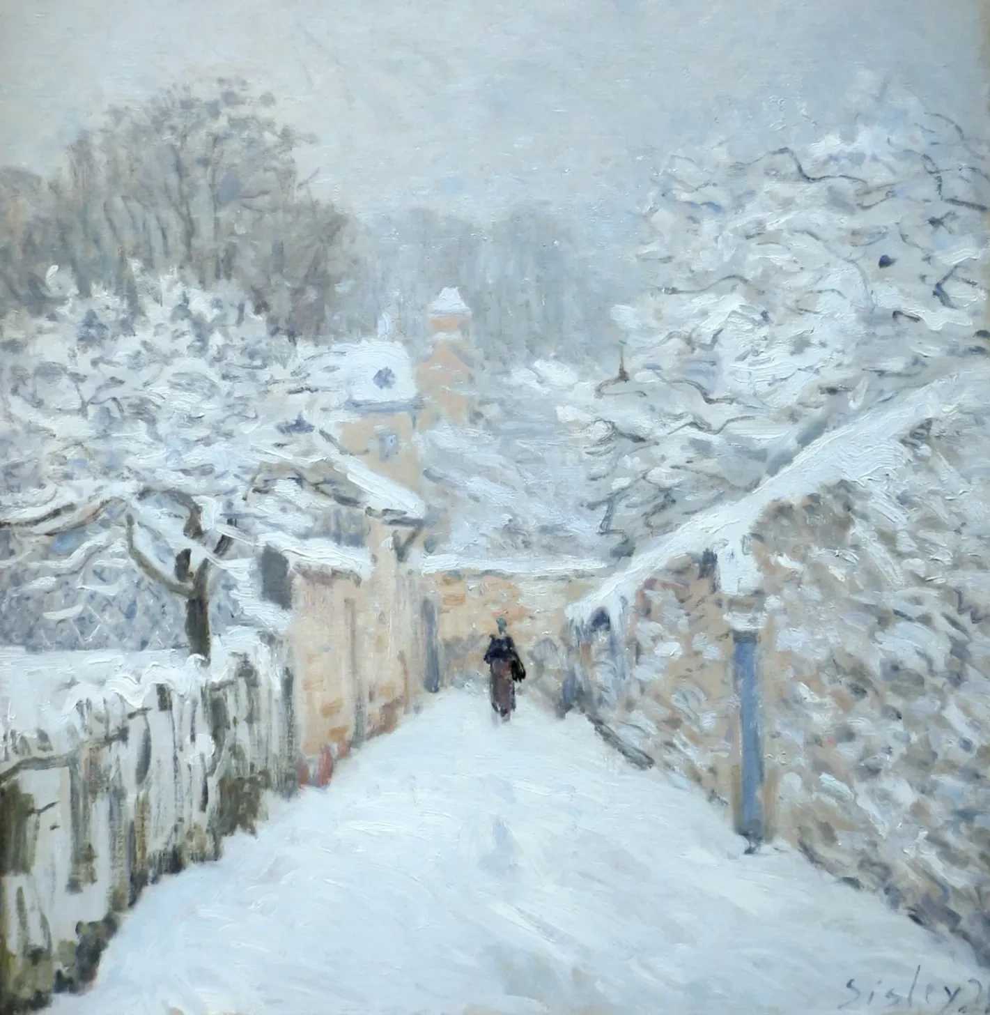 La Neige à Louveciennes, Alfred Sisley