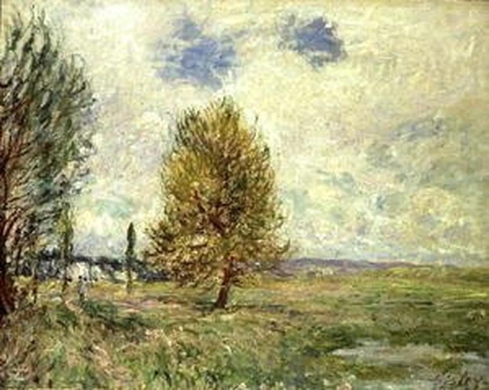 La plaine de Véneux-Nadon, Alfred Sisley