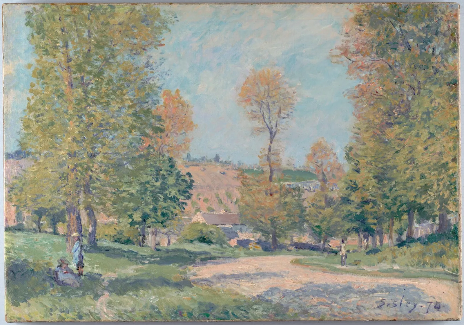 La route de Louveciennes, Alfred Sisley