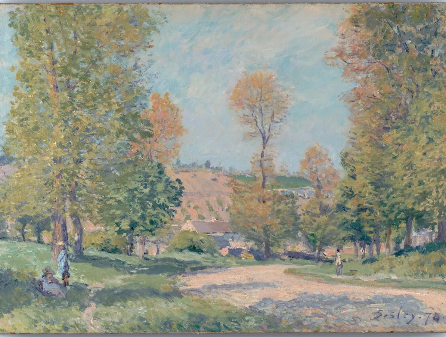 La route de Louveciennes, Alfred Sisley