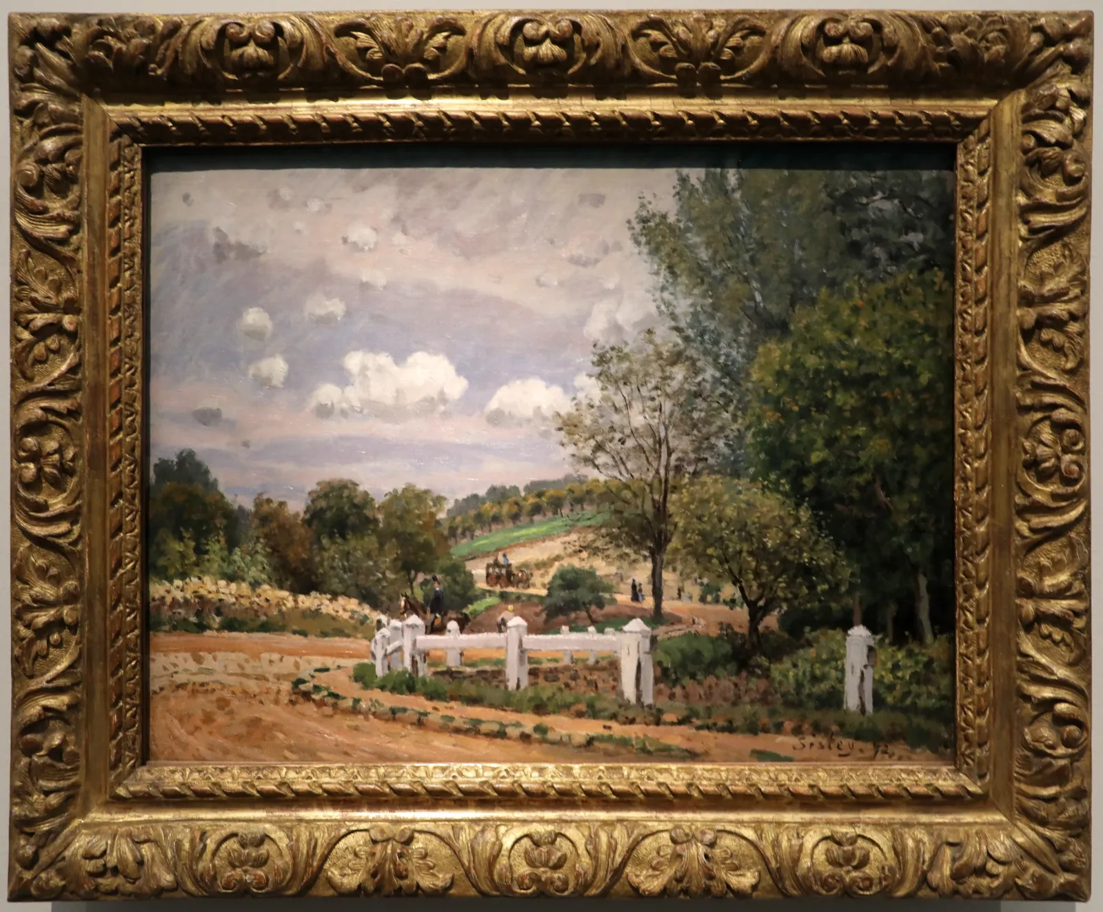 La route de Verrières, Alfred Sisley