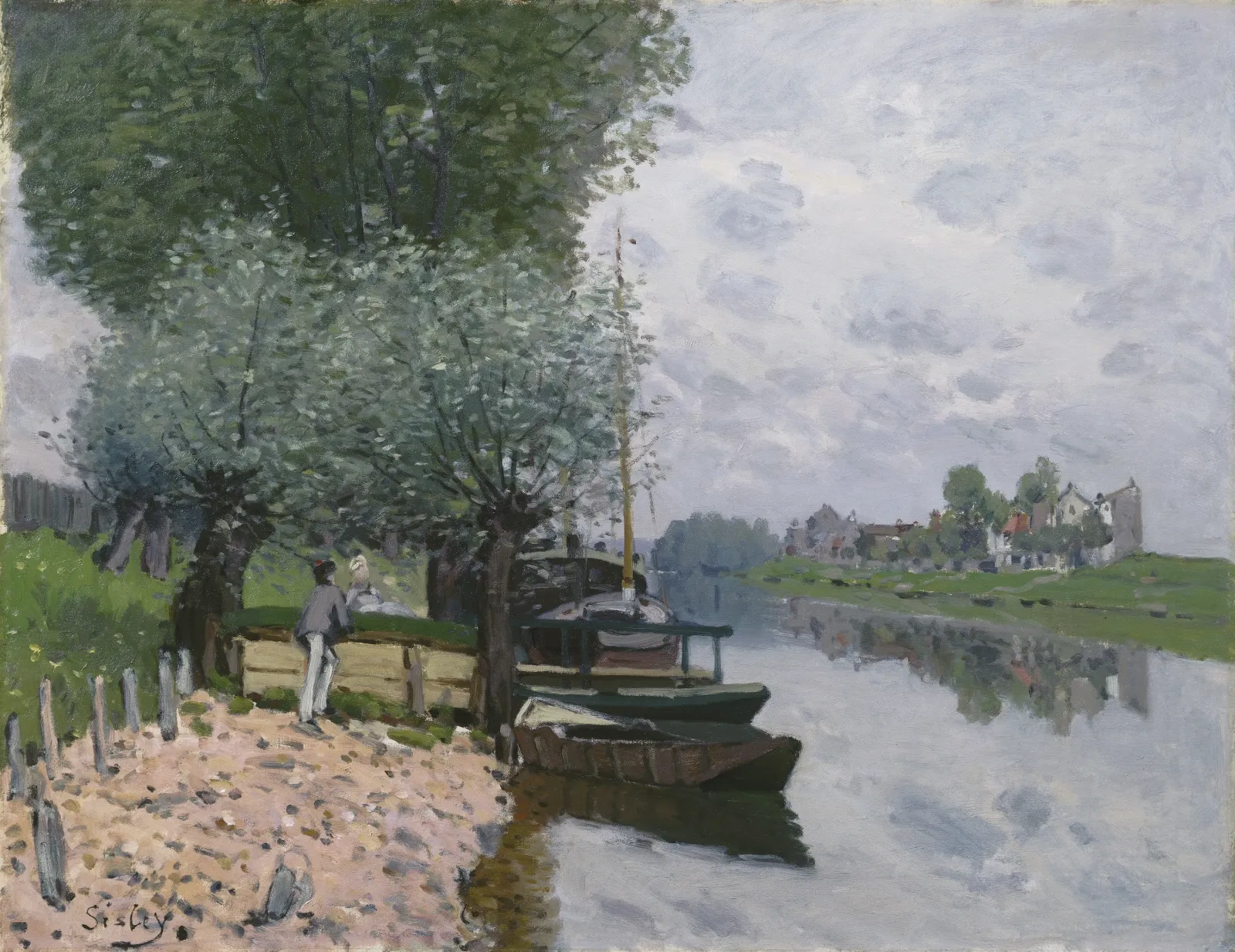 La Seine à Bougival, Alfred Sisley