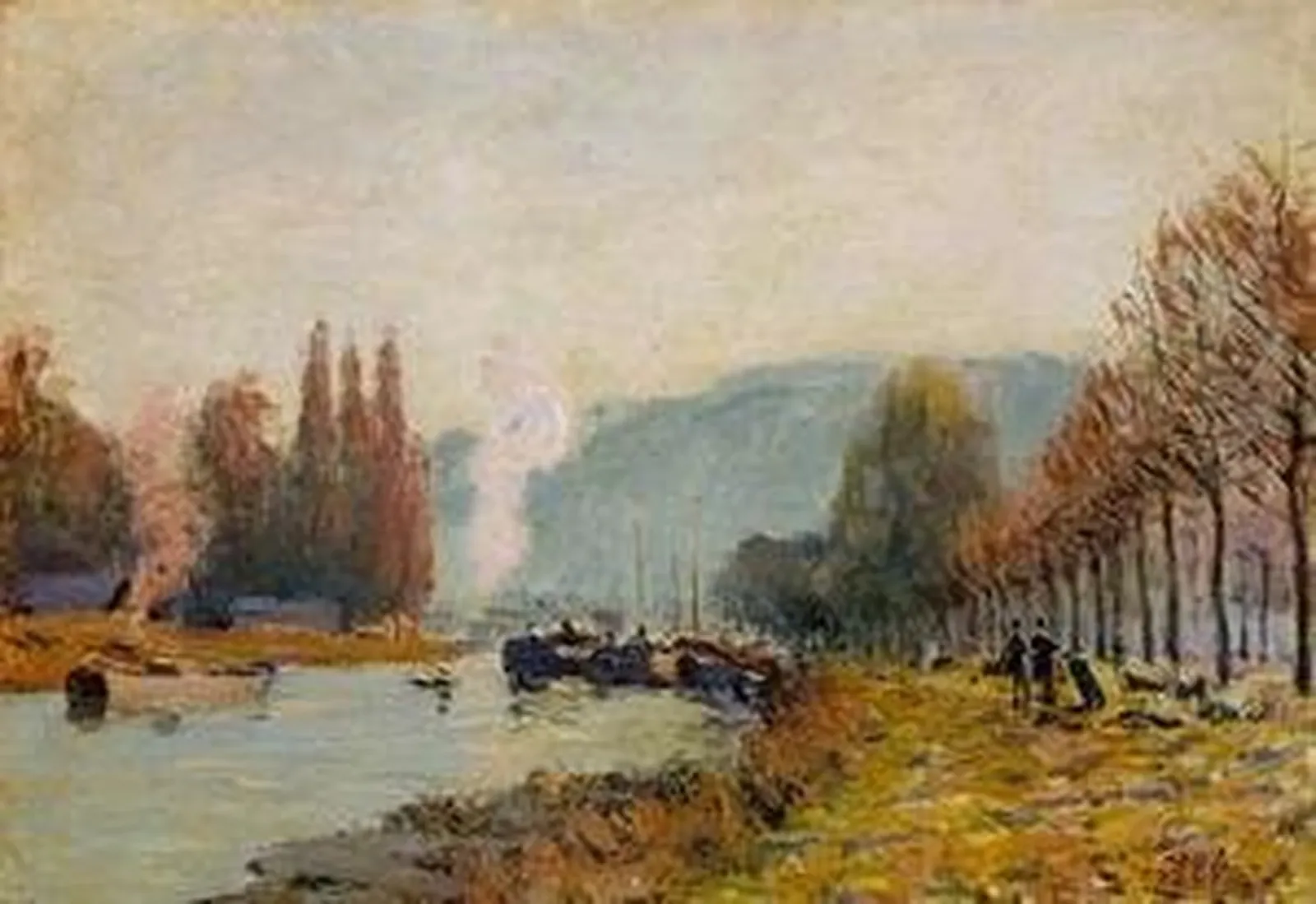 La Seine à Bougival, Alfred Sisley