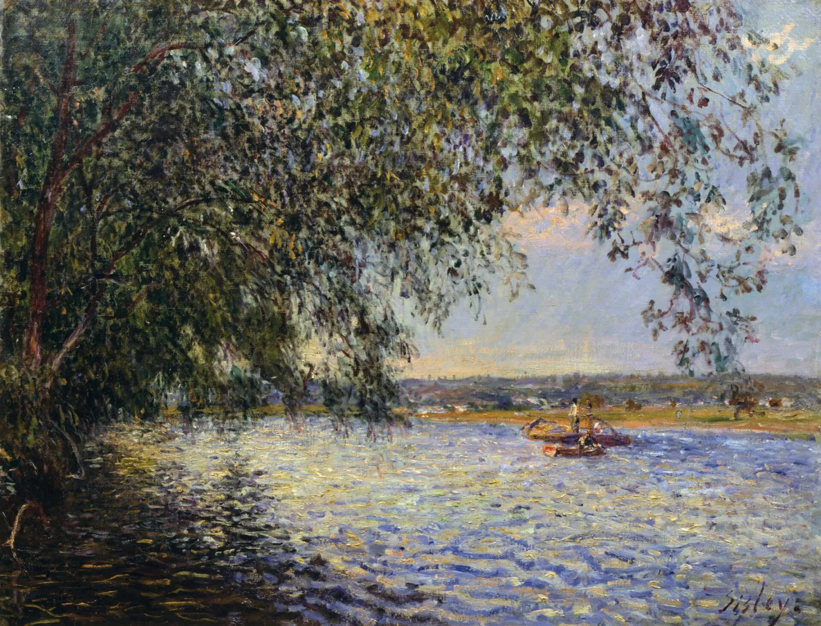 La Seine à Saint Mammès, Alfred Sisley