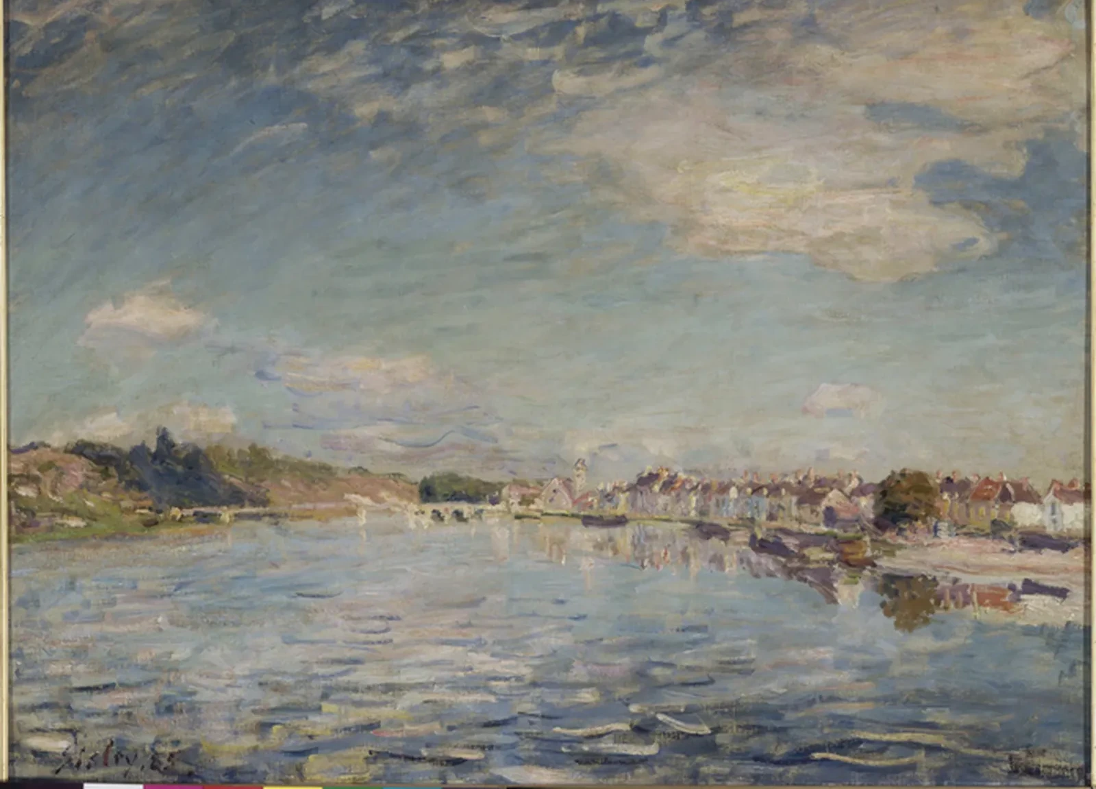 La Seine à Saint-Mammès, Alfred Sisley