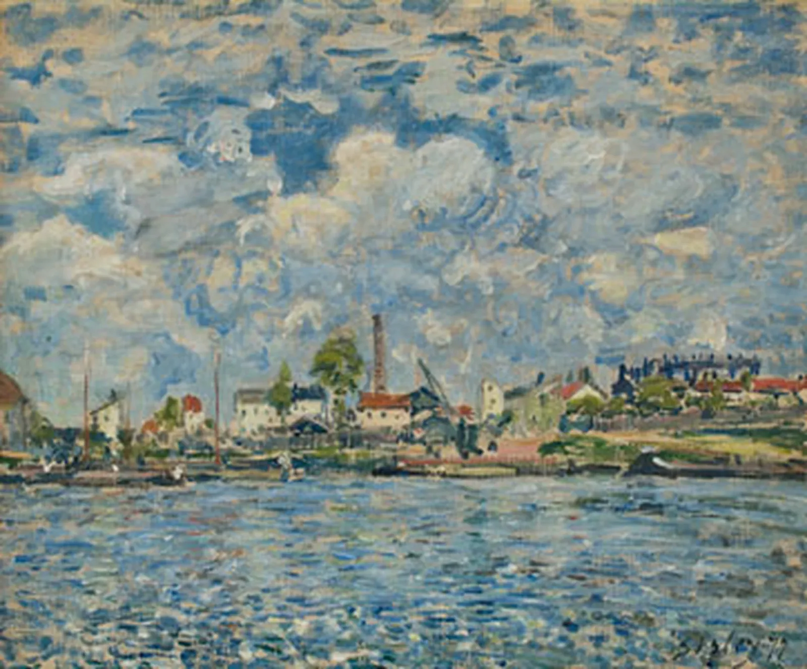 La Seine au Point du jour, Alfred Sisley