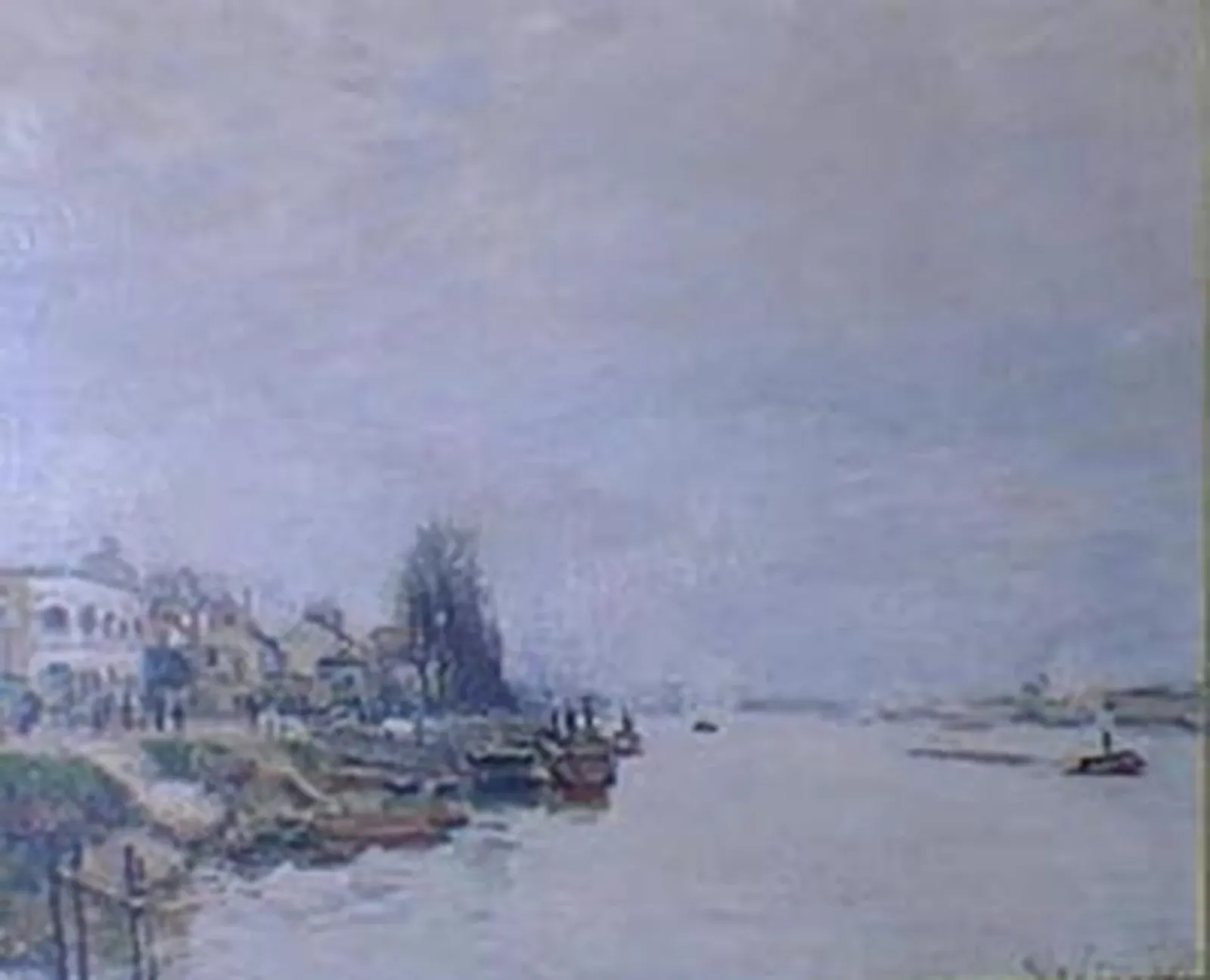 La Seine au Point du jour (D. 297), Alfred Sisley