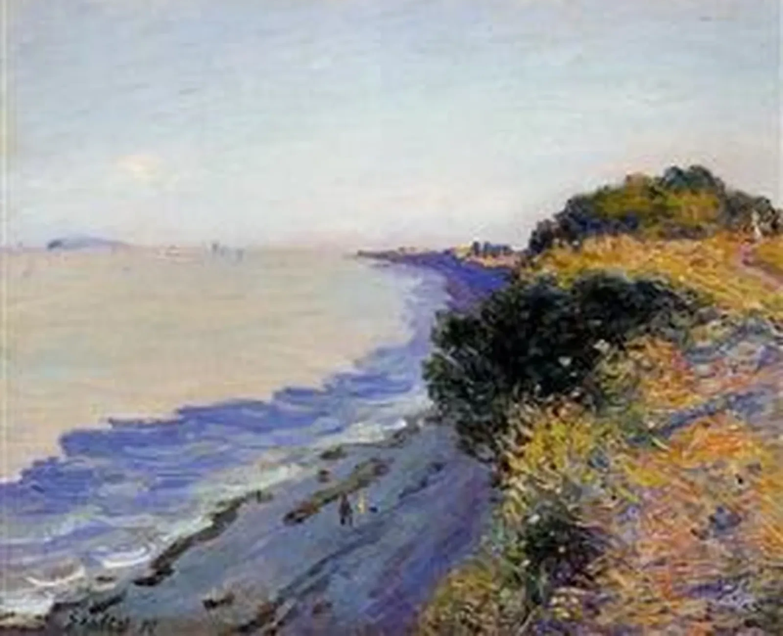 Le Canal de Bristol depuis Pernath, soir, Alfred Sisley