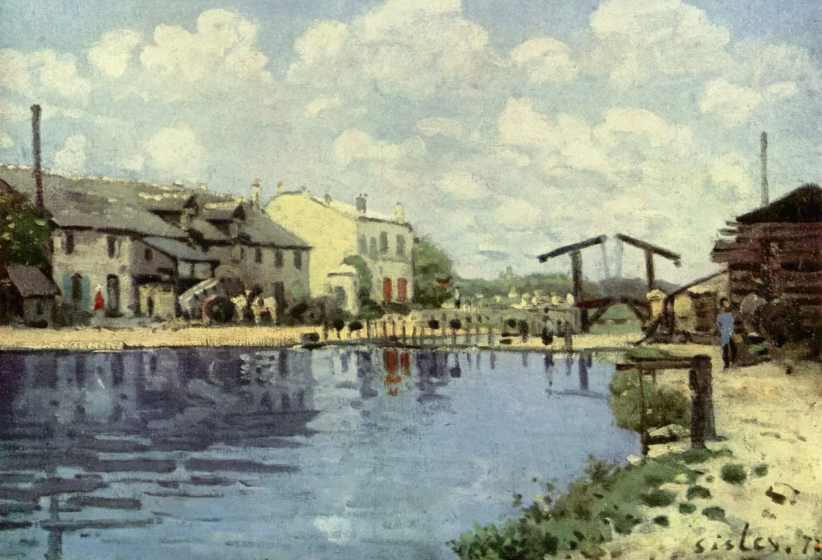 Le Canal Saint-Martin, Alfred Sisley