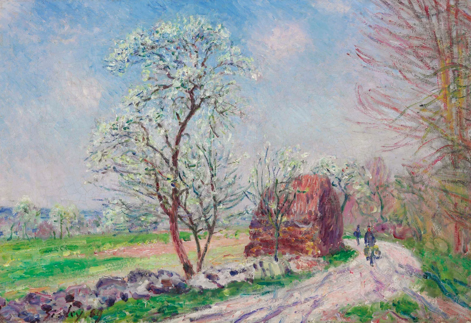 Le chemin de Butte, Retour en forêt, Alfred Sisley