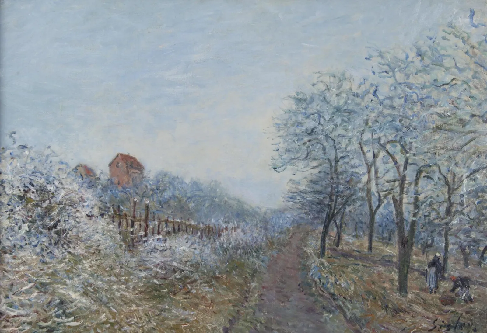 Le Givre à Veneux, Alfred Sisley