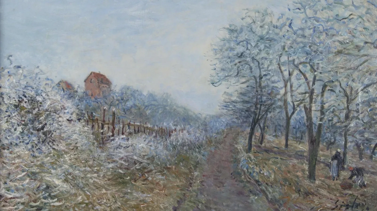 Le Givre à Veneux, Alfred Sisley