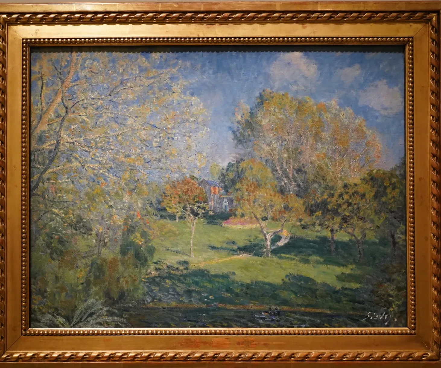 Le Jardin de Mr Hoschedé, Montgeron, Alfred Sisley