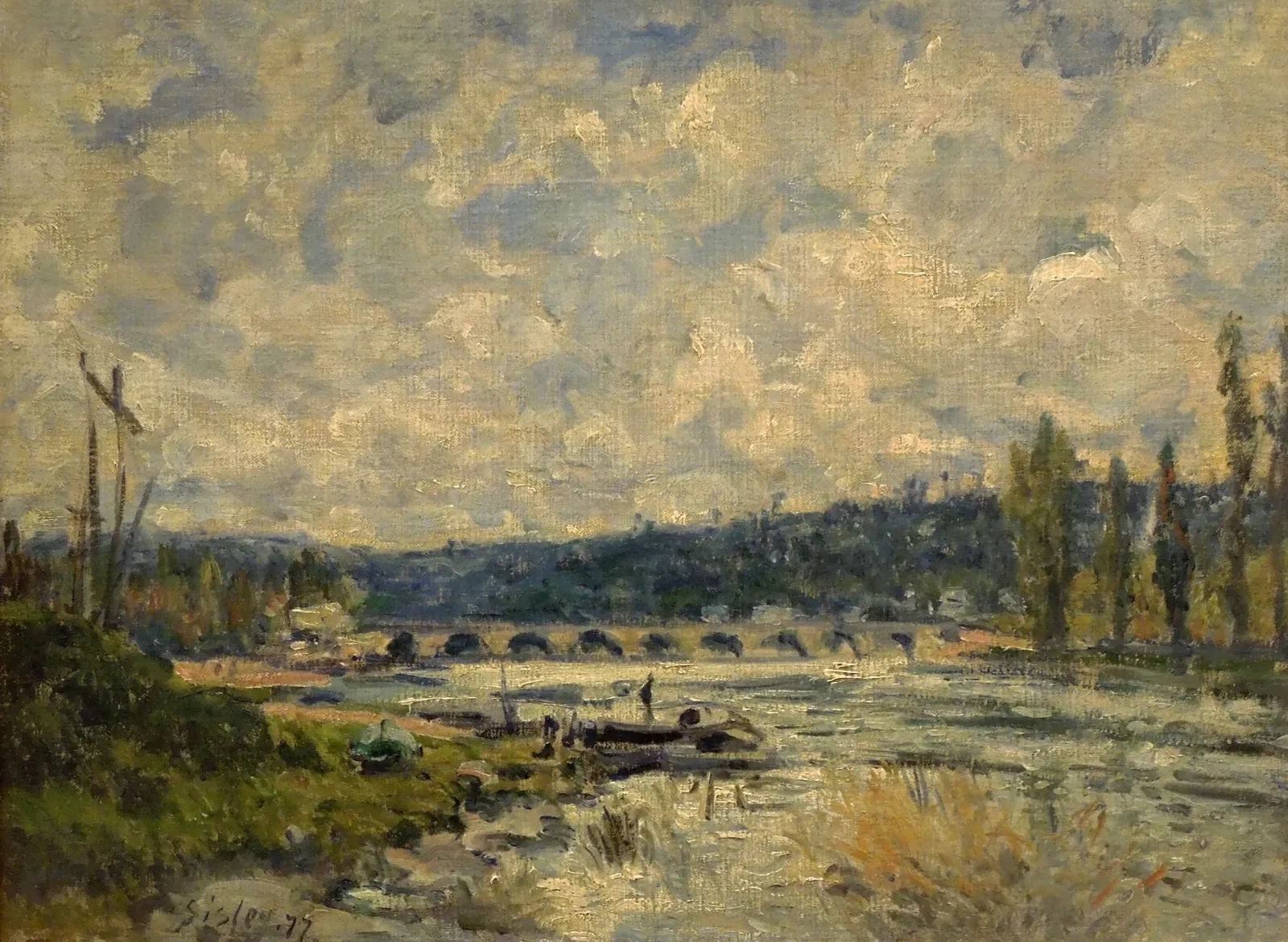 Le Pont à Sèvres, Alfred Sisley