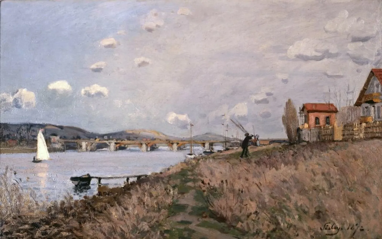 Le pont d'Argenteuil, Alfred Sisley