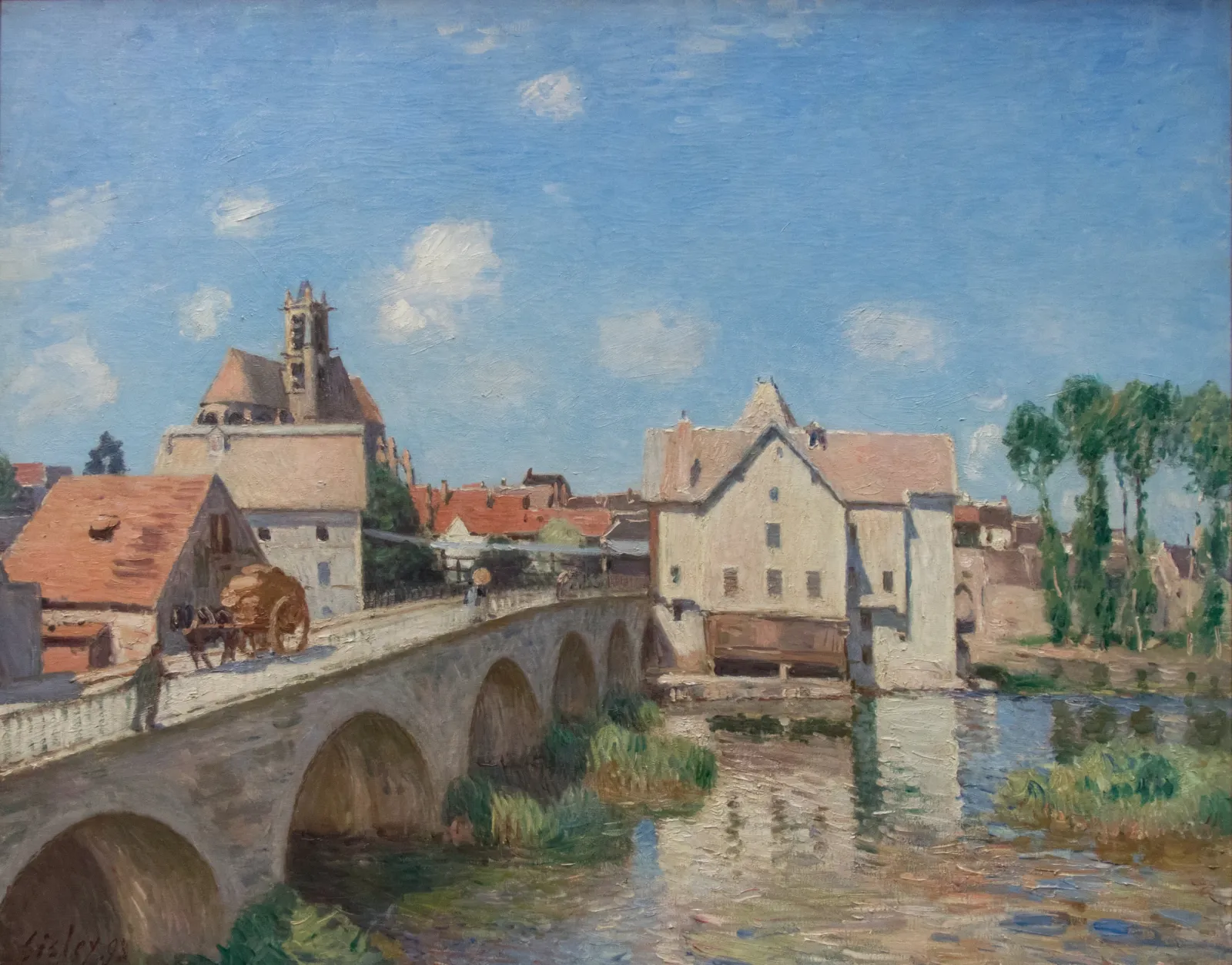 Le Pont de Moret, Alfred Sisley