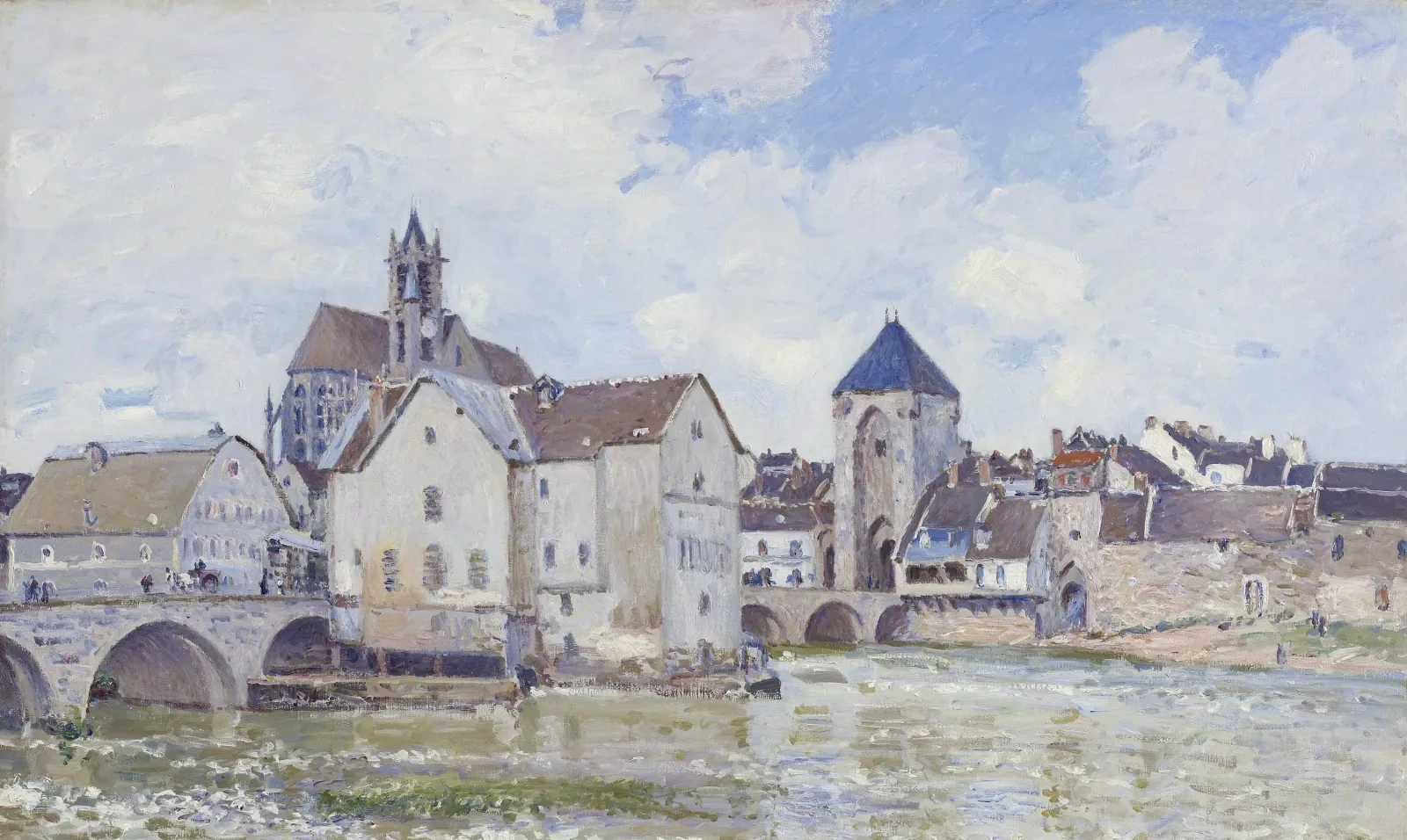Le Pont de Moret (D663), Alfred Sisley