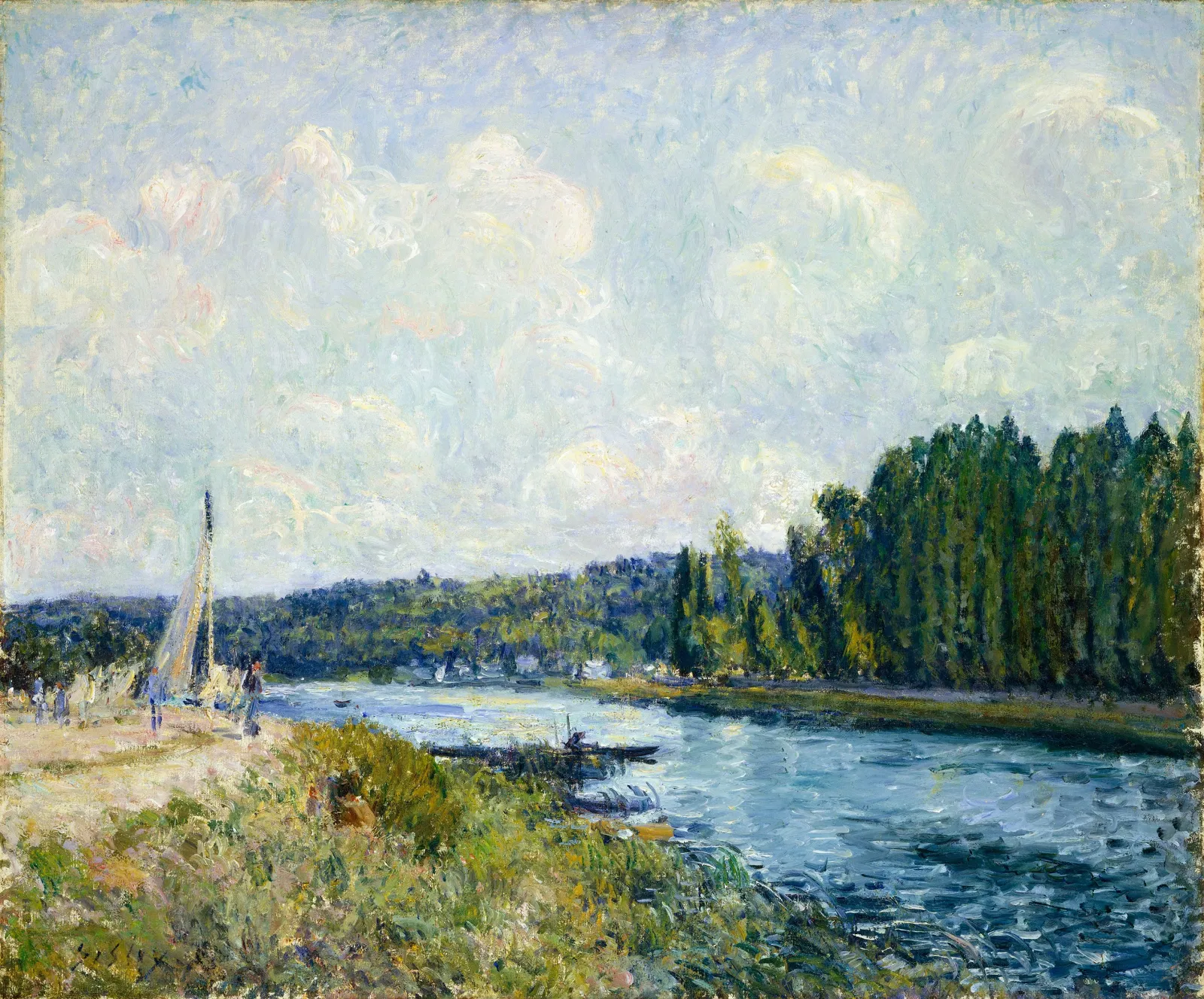 Les Berges de l'Oise, Alfred Sisley