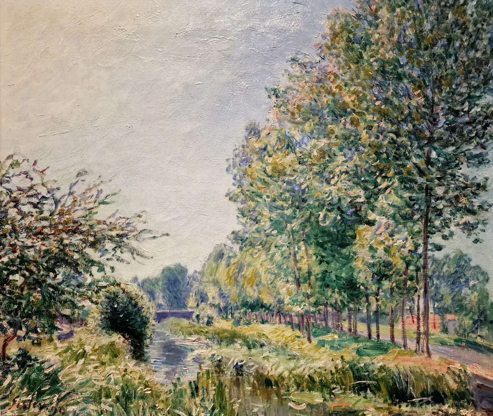 Les bords de l'Orvanne. Effet du matin, Alfred Sisley