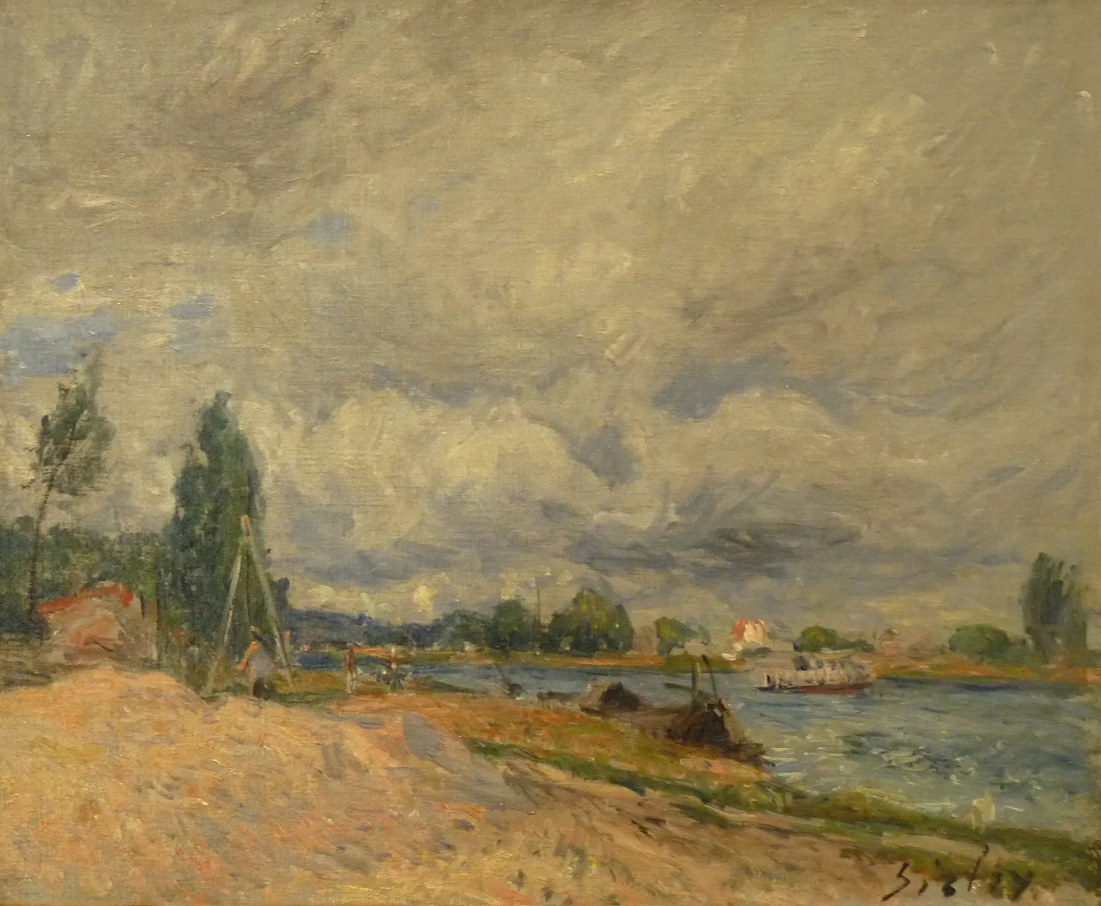 Les Bords du Loing, Alfred Sisley