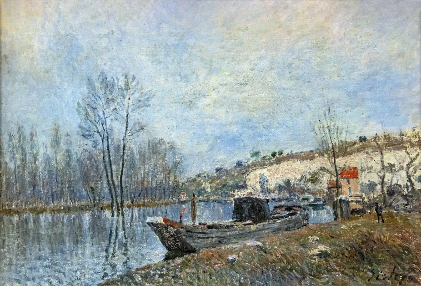 Les Bords du Loing vers Moret, Alfred Sisley