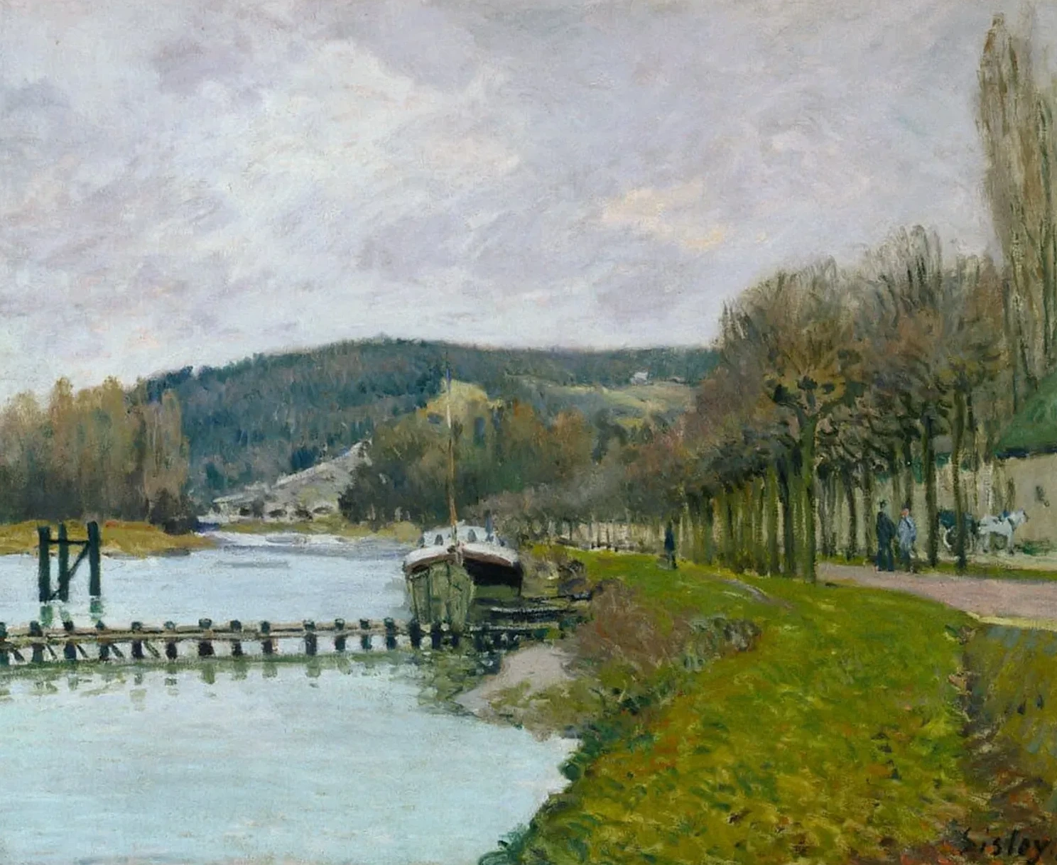 Les Coteaux de Bougival, Alfred Sisley