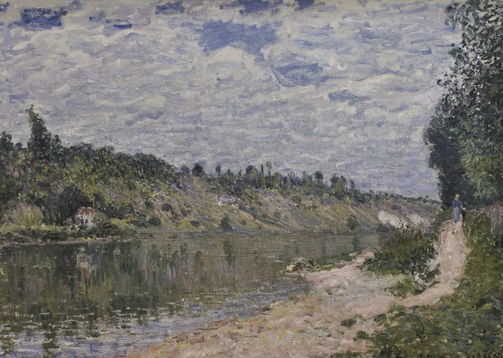 Les Coteaux de la Celle, vue de Saint- Mammès, Alfred Sisley