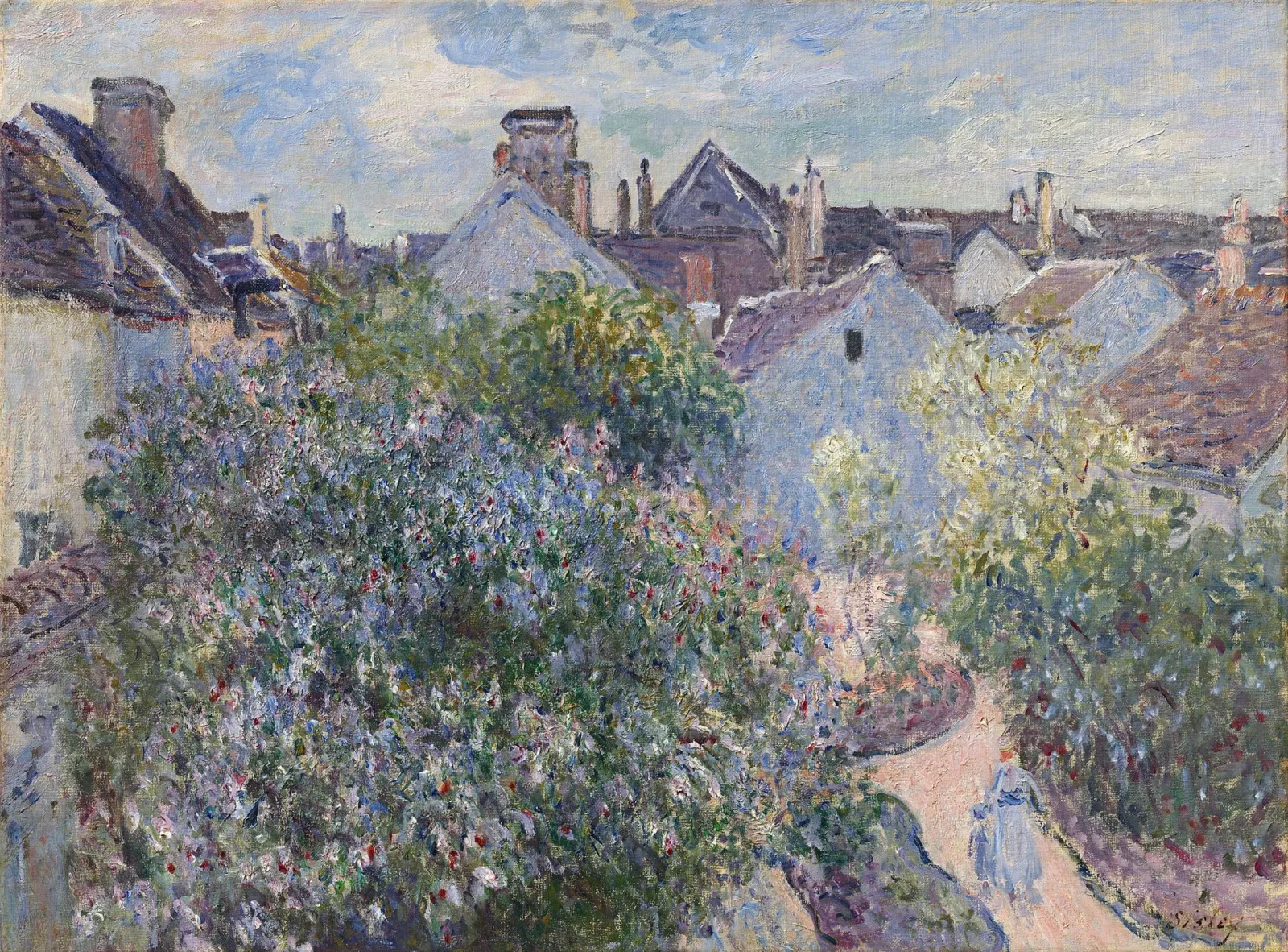 Les Lilas de mon jardin à Moret, Alfred Sisley