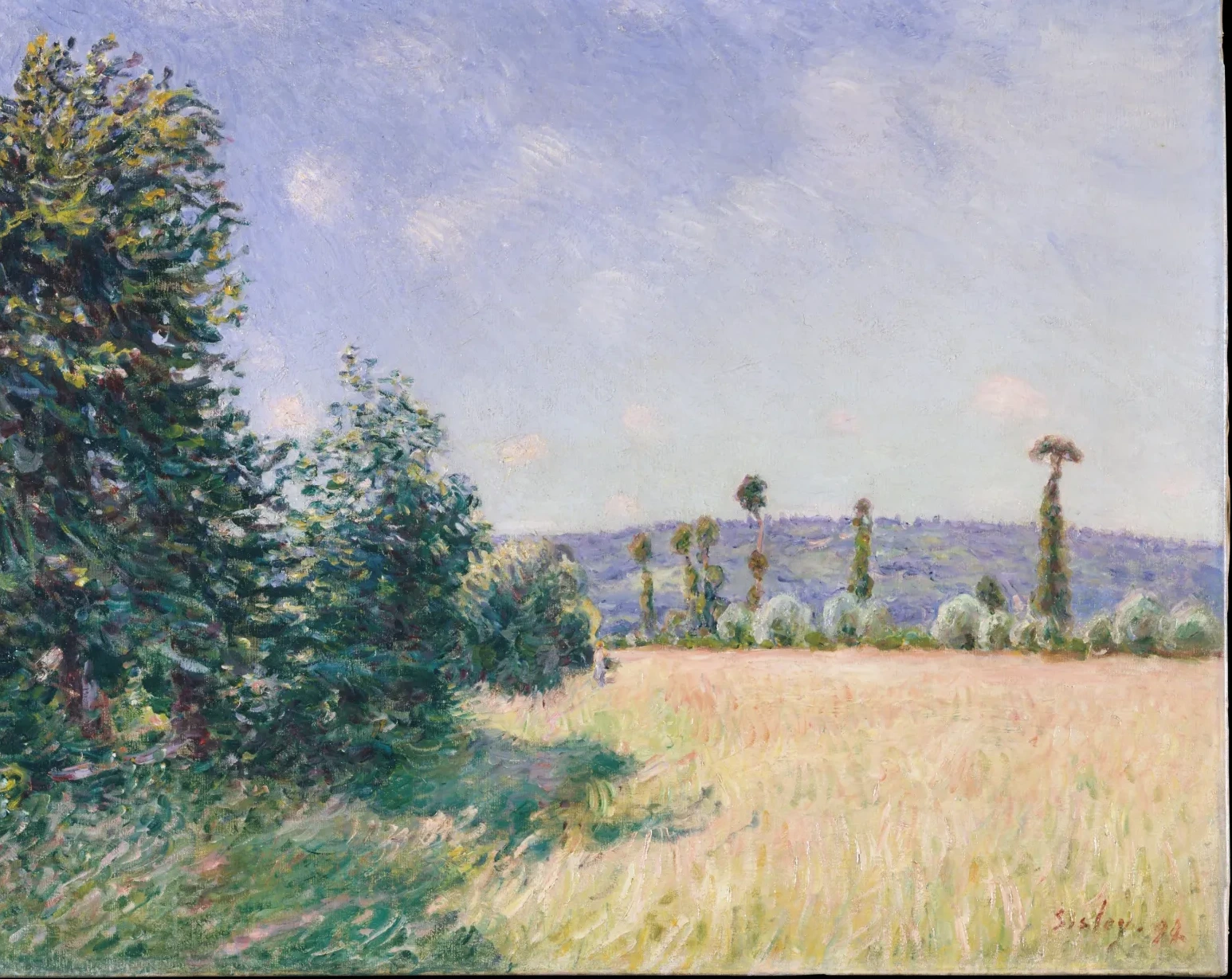 Les Prairies de Sahurs dans le soleil du matin, Alfred Sisley