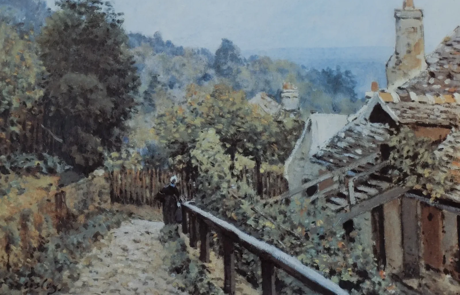 Louveciennes. Sentier de la Mi-côte, Alfred Sisley