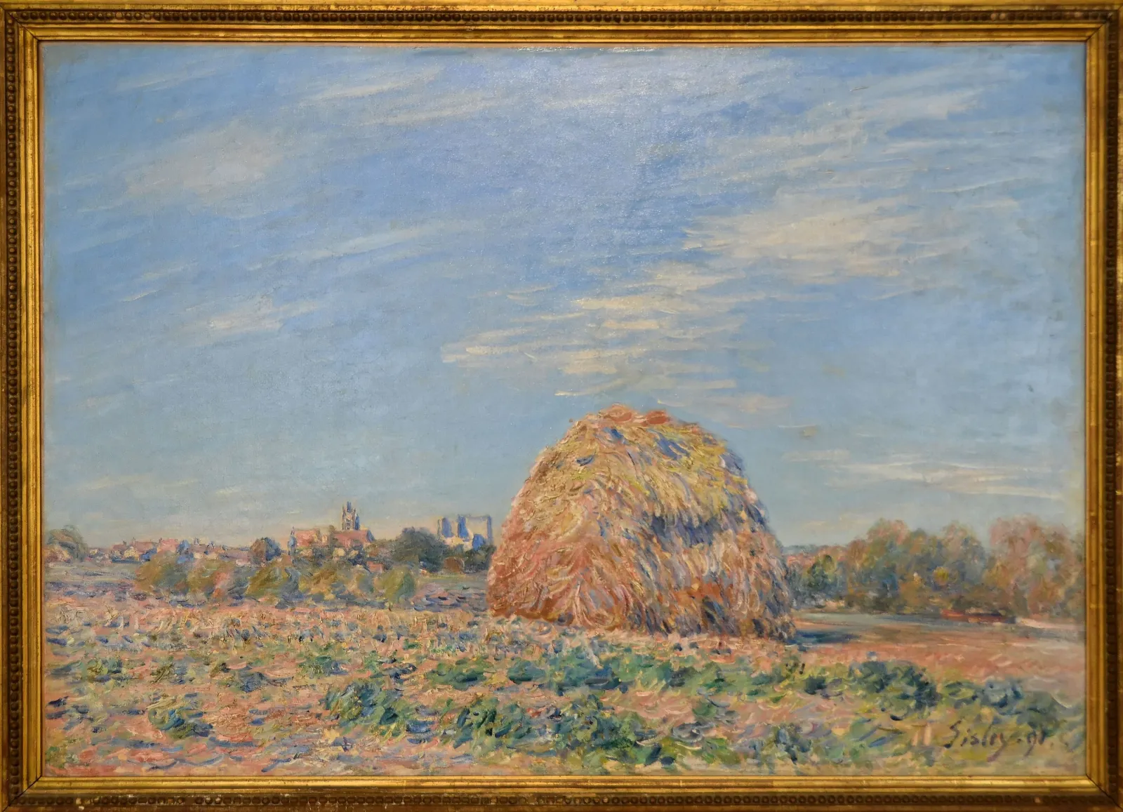 Meule sur les bords du Loing, Alfred Sisley