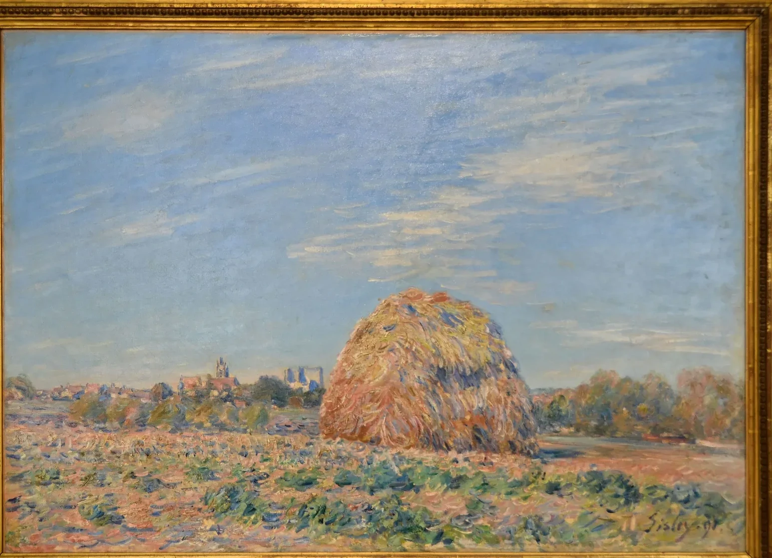 Meule sur les bords du Loing, Alfred Sisley