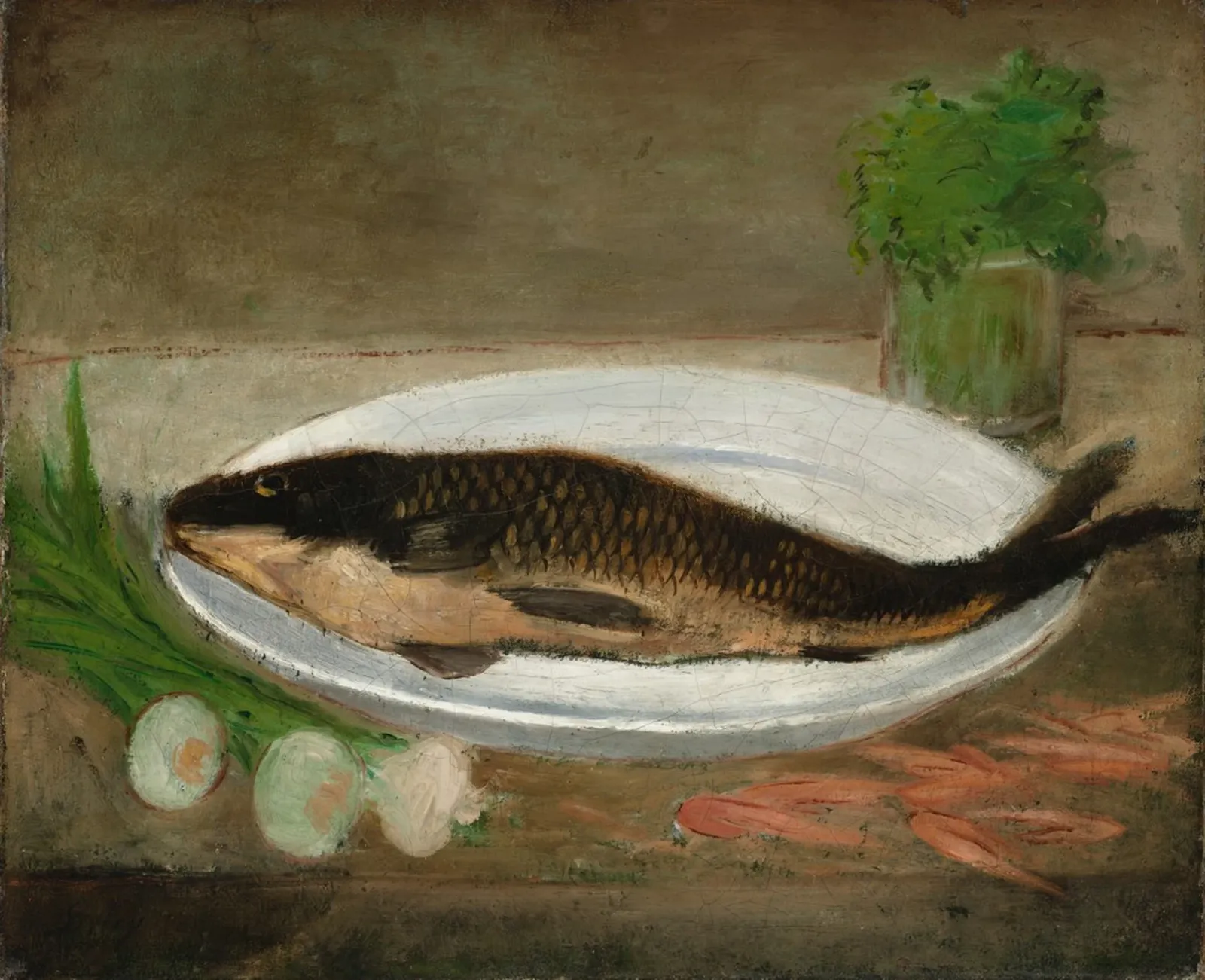Poisson sur un plat, Alfred Sisley