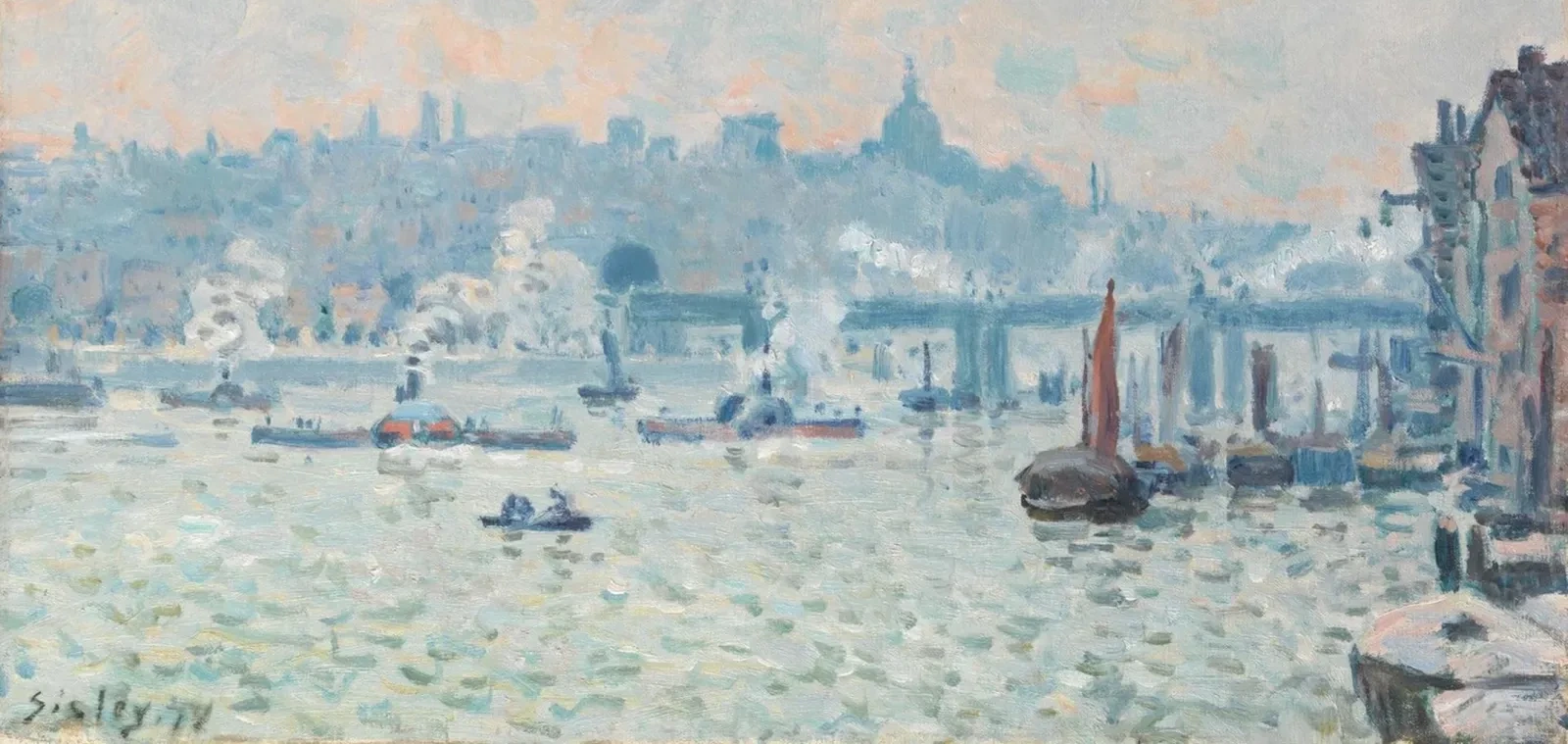 Pont de Charing Cross, Alfred Sisley