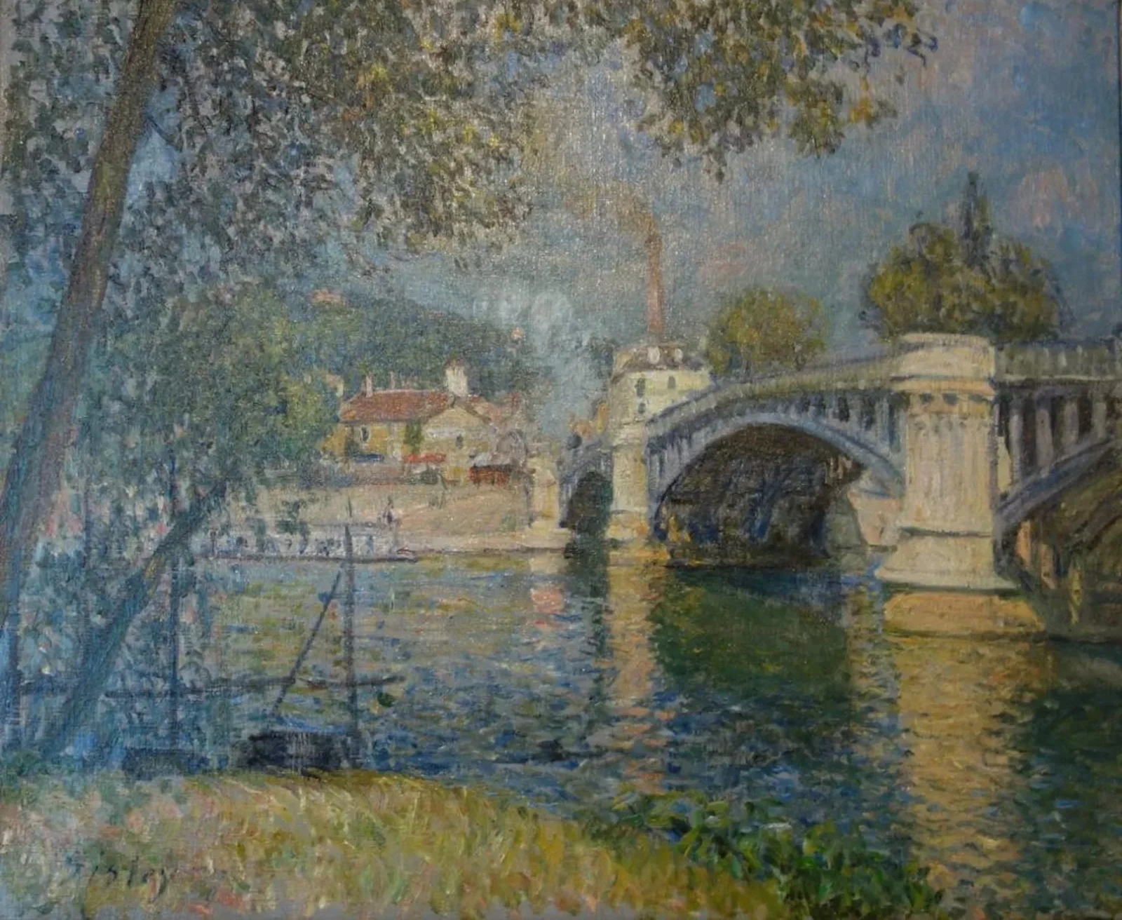 Pont sur la Seine, Alfred Sisley