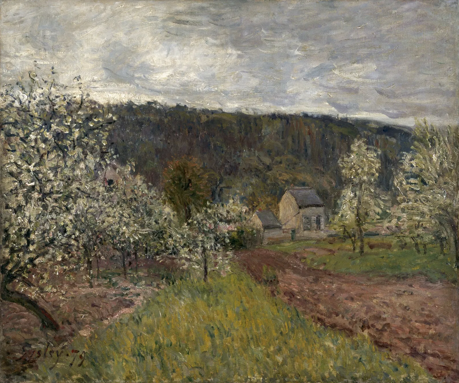 Printemps pluvieux aux environs de Paris, Alfred Sisley