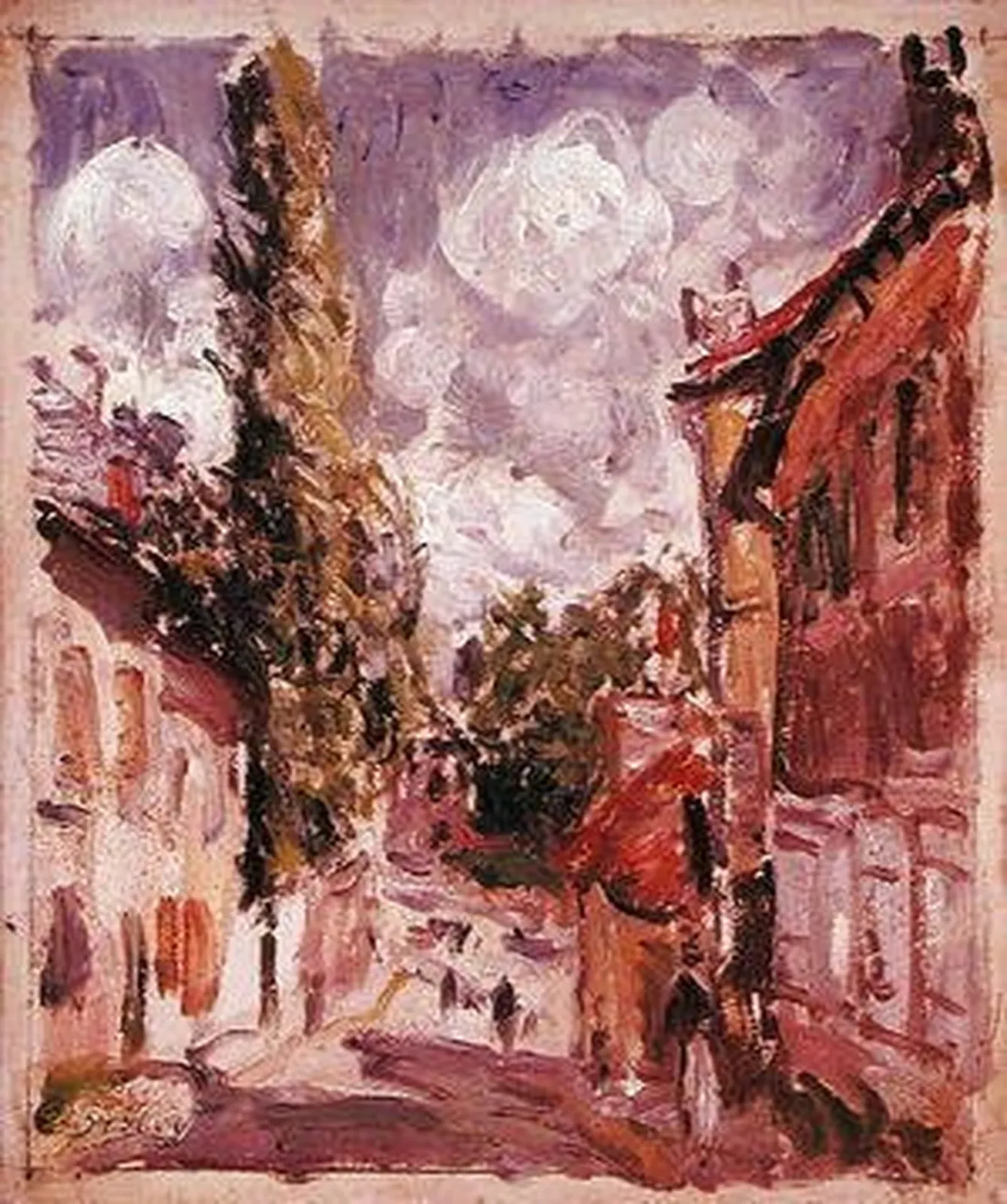 Rue dans un village, Alfred Sisley
