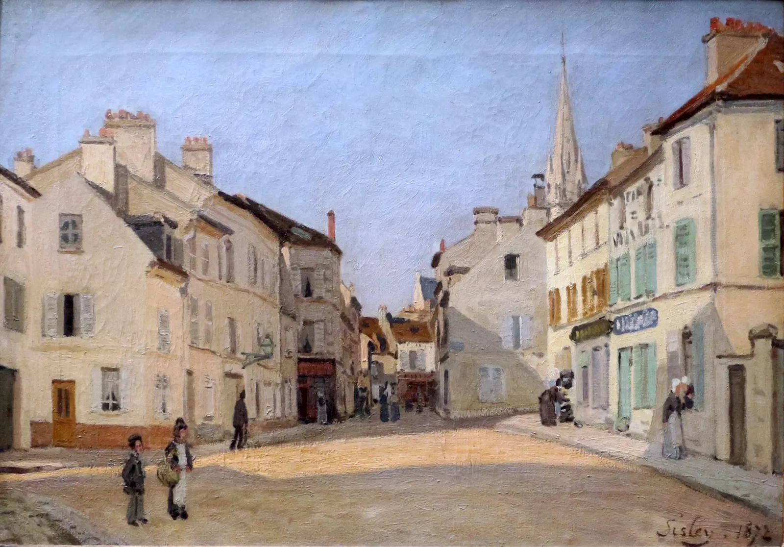 Rue de la Chaussée à Argenteuil, Alfred Sisley