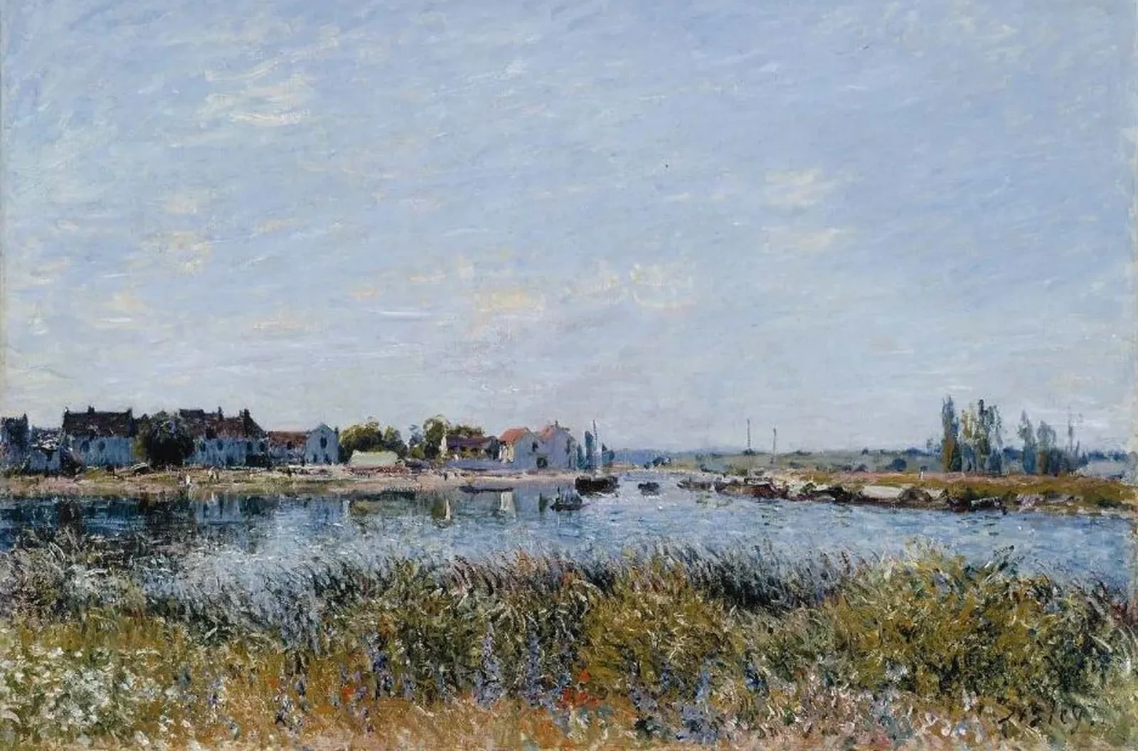 Saint-Mammès, le matin, Alfred Sisley