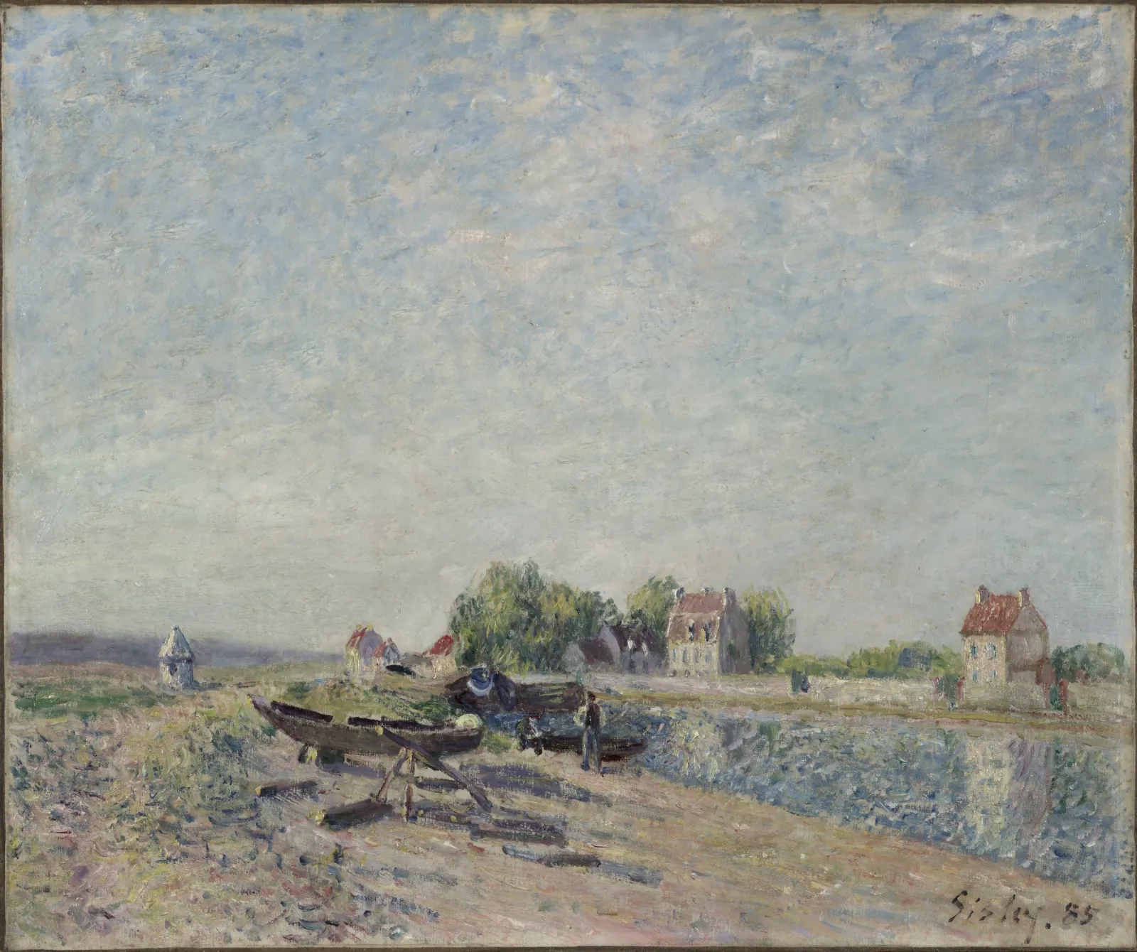 Saint-Mammès, Loing Canal, Alfred Sisley