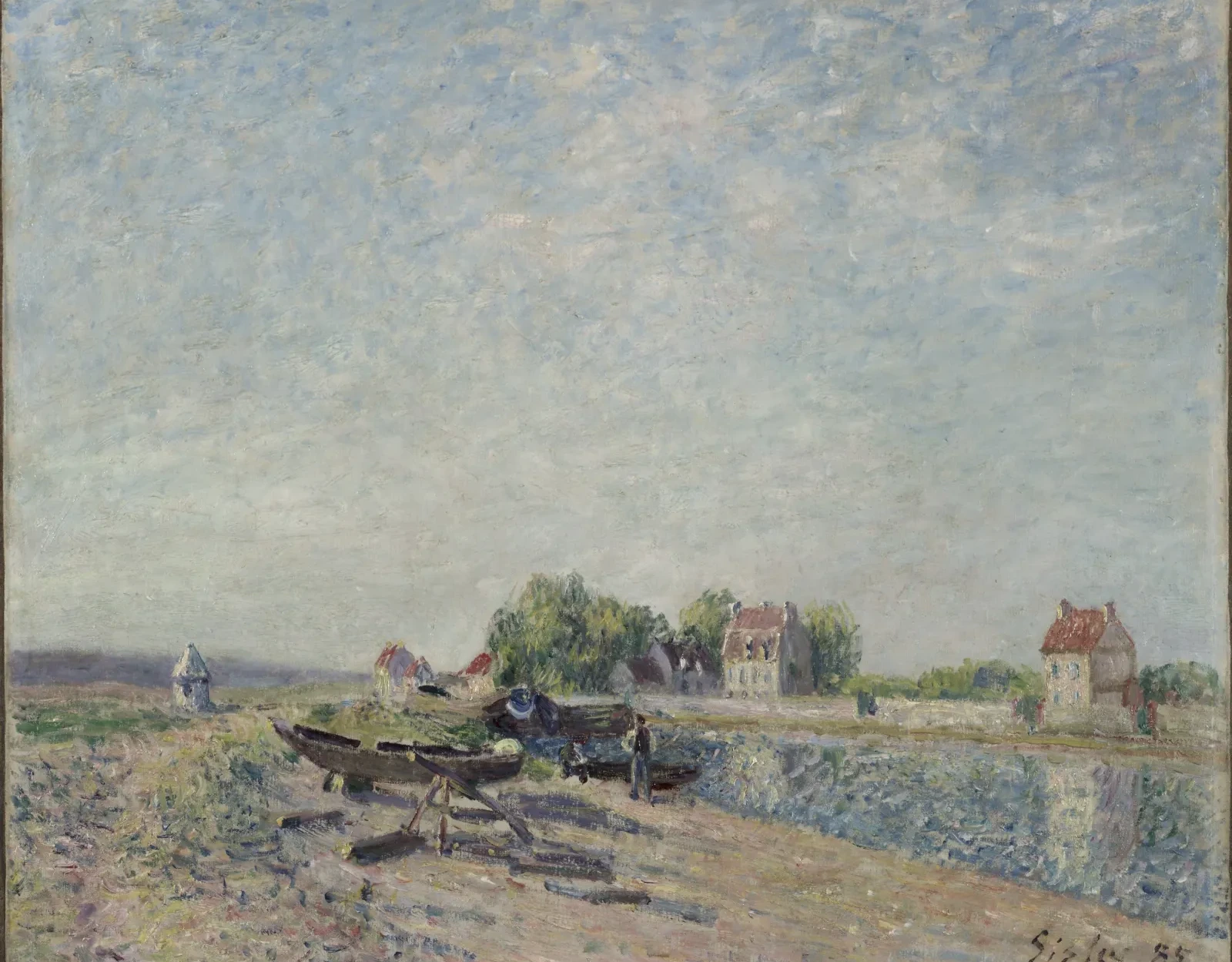 Saint-Mammès, Loing Canal, Alfred Sisley