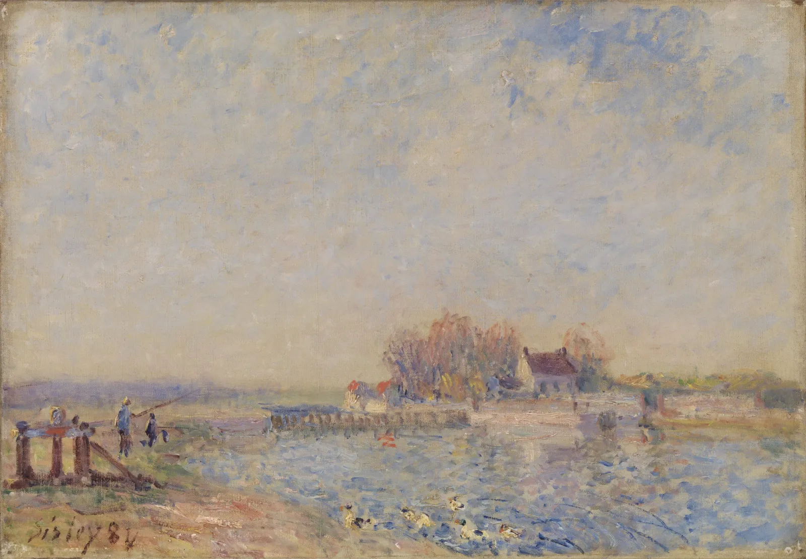 Saint Mammès–Loing Canal (Saint Mammès–Canal du Loing), Alfred Sisley