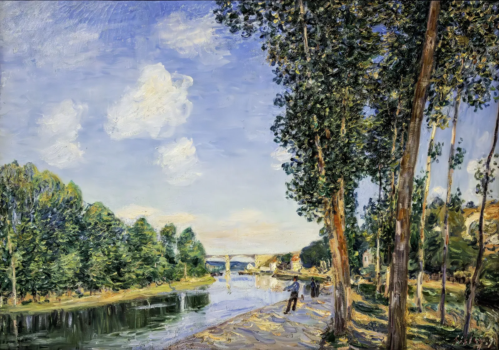 Saint-Mammès, soleil de juin, Alfred Sisley