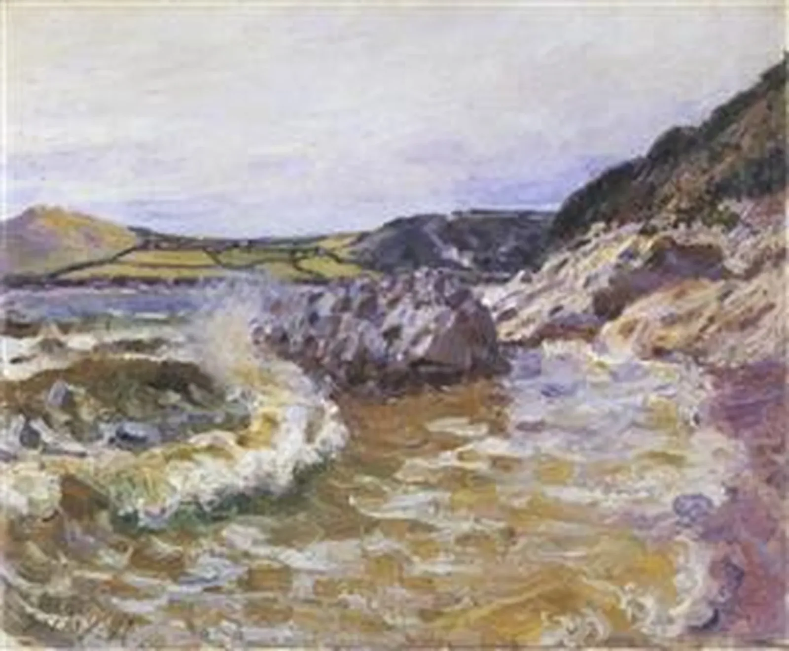 Storr Rock, Lady's Cove côté ouest, Alfred Sisley