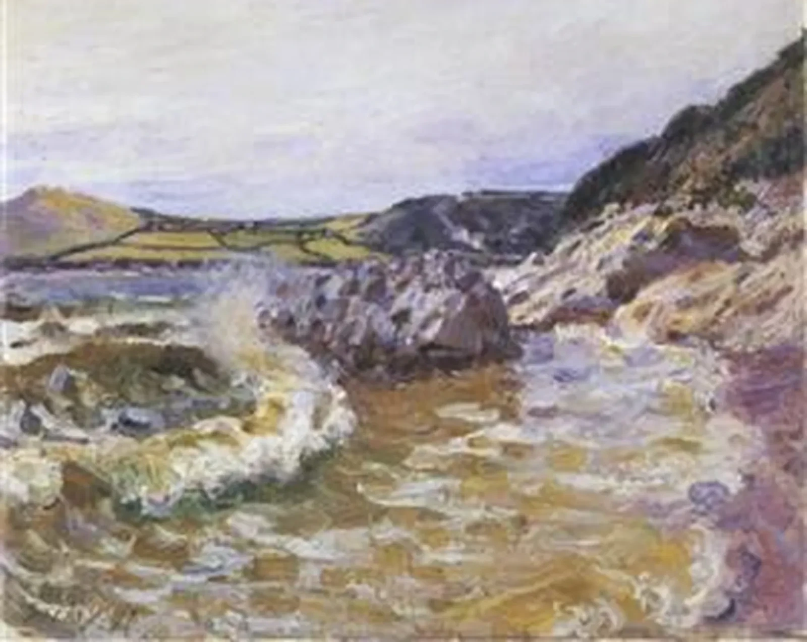 Storr Rock, Lady's Cove côté ouest, Alfred Sisley