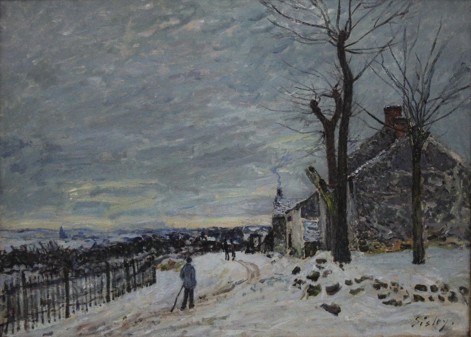Temps de neige à Veneux-Nadon, Alfred Sisley