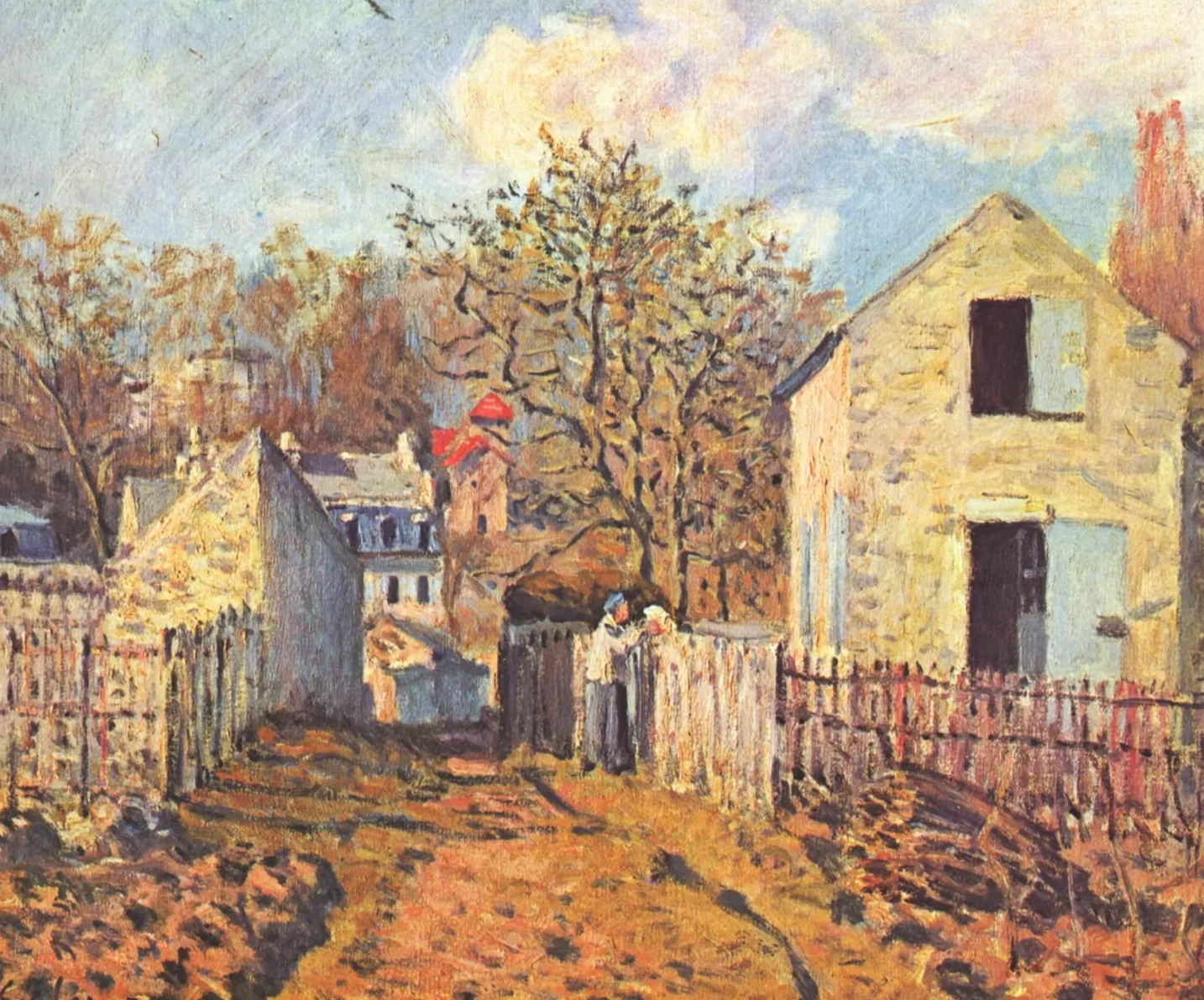 Village de Voisins, Alfred Sisley