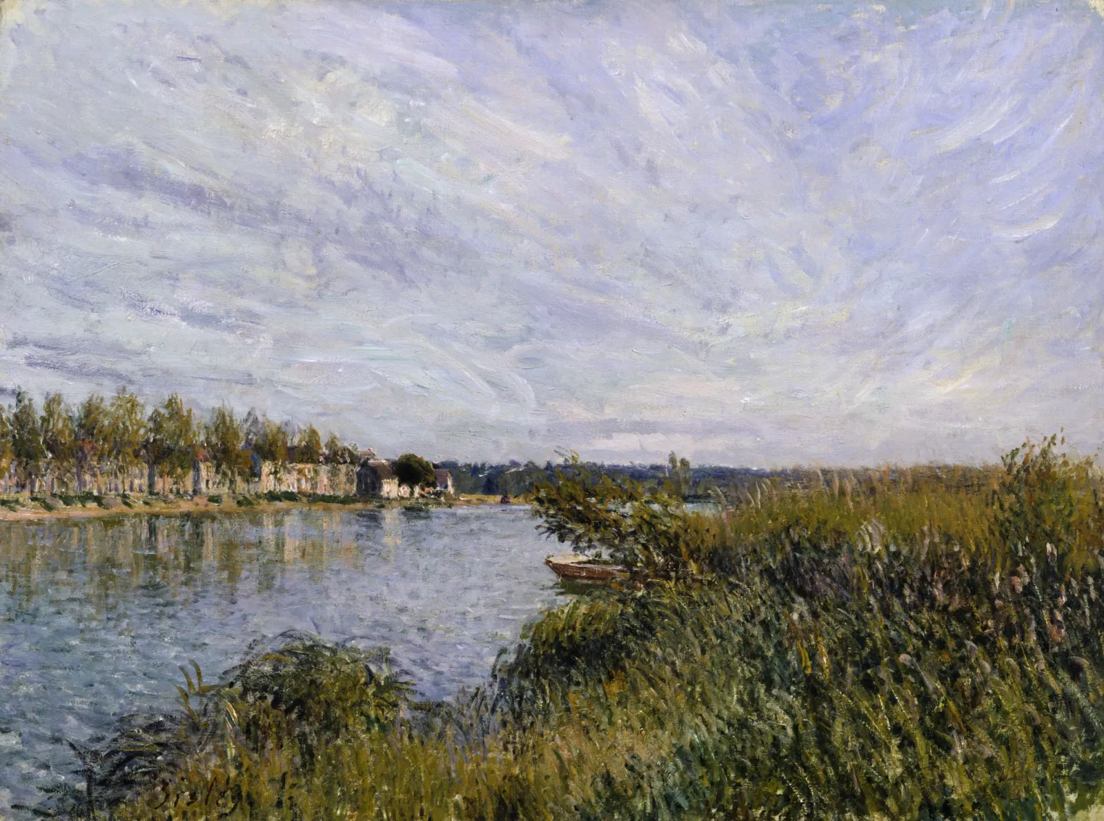 Vue de Saint-Mammès, Alfred Sisley