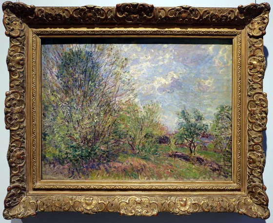 A la lisière du bois / Paysage. Printemps